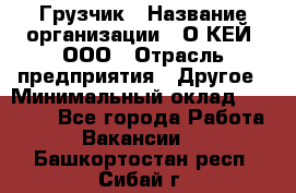 Грузчик › Название организации ­ О’КЕЙ, ООО › Отрасль предприятия ­ Другое › Минимальный оклад ­ 25 533 - Все города Работа » Вакансии   . Башкортостан респ.,Сибай г.